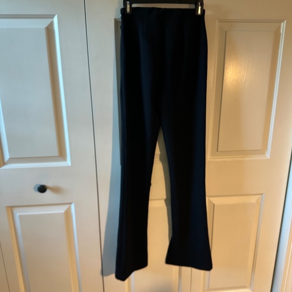 WAYF Slit Flare Leg Dress Pants - Black - Size Small - NWOT - Picture 3 of 12